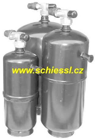 více o produktu - Sběrač chladiva, stojatý, EFM 1,6 (M10/RV10), 1,7L s ventilem, Klimal
